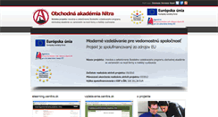 Desktop Screenshot of oanitra.sk